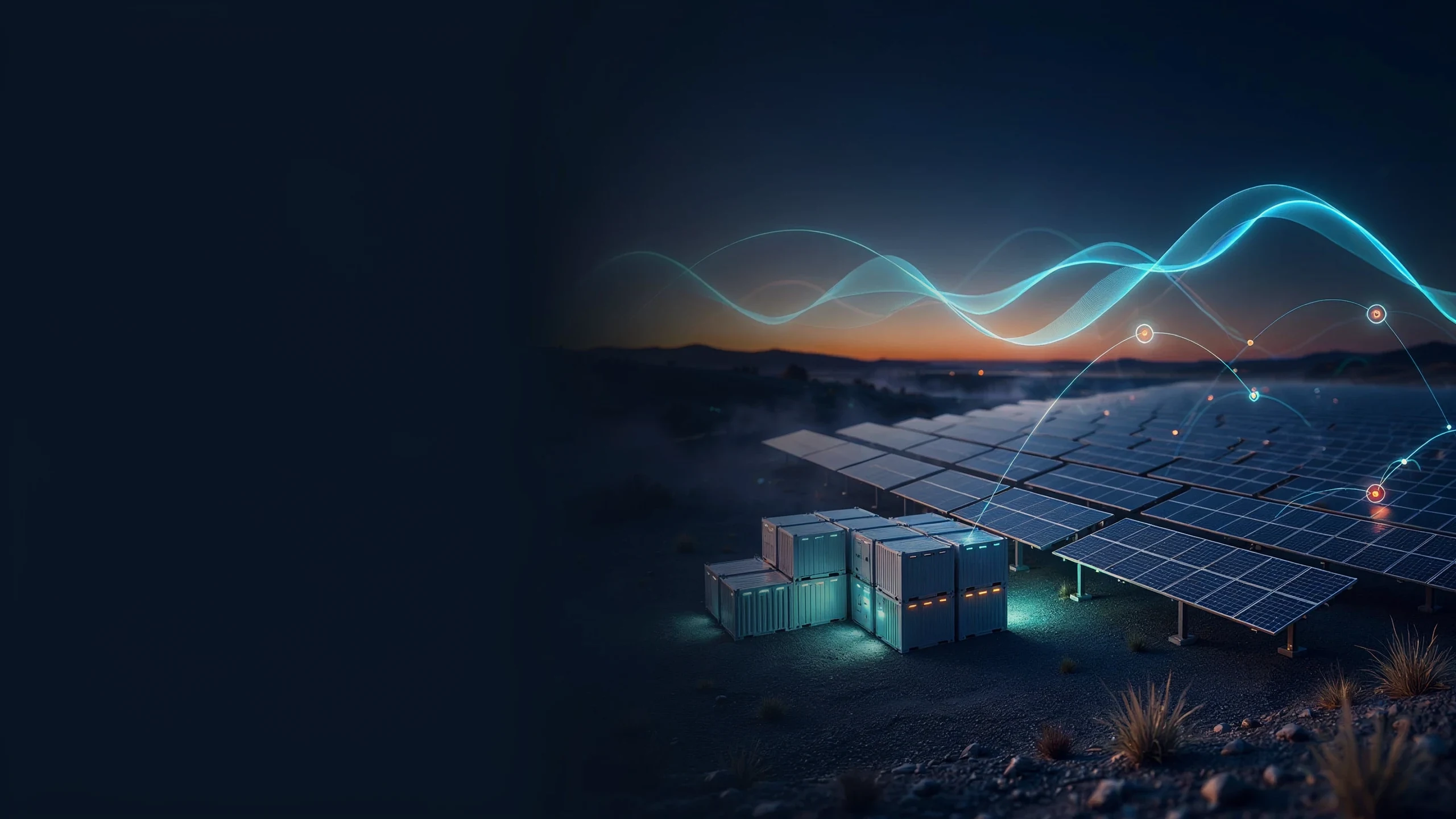 Paesaggio energetico con curve di ottimizzazione sovrapposte